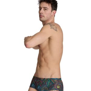 Short a vita bassa UOMO stampa Overview ARENA Black Multi