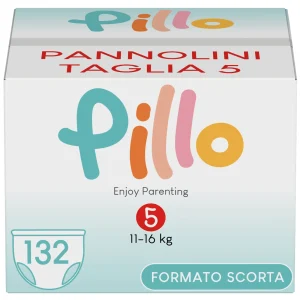 Pillo Pannolini Taglia 5 (11-16 kg) Junior – PROMO PACK – 4 Confezioni 132 Pannolini