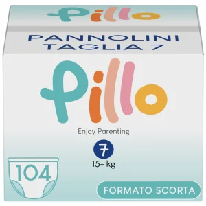 Pillo Pannolini Taglia 7 (15+ kg) XXL – PROMO PACK – 4 confezioni 104 pannolini
