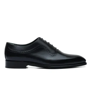Oxford Black with Brogue Design