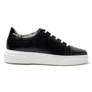 CARA Sneakers in pitone nero