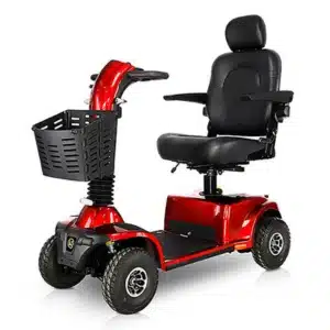 Scooter elettrico da esterno rosso