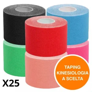 Bendaggio Taping 25 pezzi