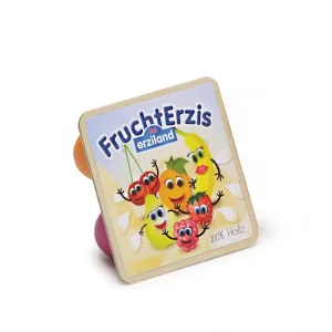 Confezione da 4 mini yogurt alla frutta – Set in legno – Erzi