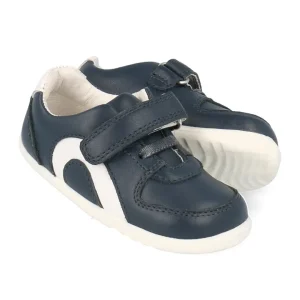 Bobux Step Up Comet Navy + White