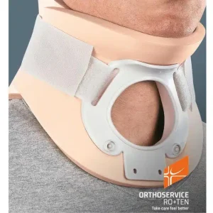 Roten Collare cervicale bivalva con foro tracheale /tcervistable