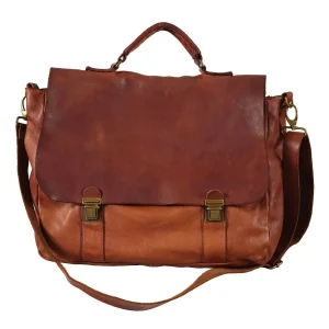 C1.4 – Borsa artigianale in pelle modello Cartella Lavoro Grande