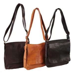 C1.7 – Borsa artigianale in pelle uomo modello Tascapane