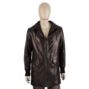 A3.4 – Giacca artigianale in pelle modello Parka Uomo