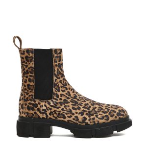 beatles in suede leopardo