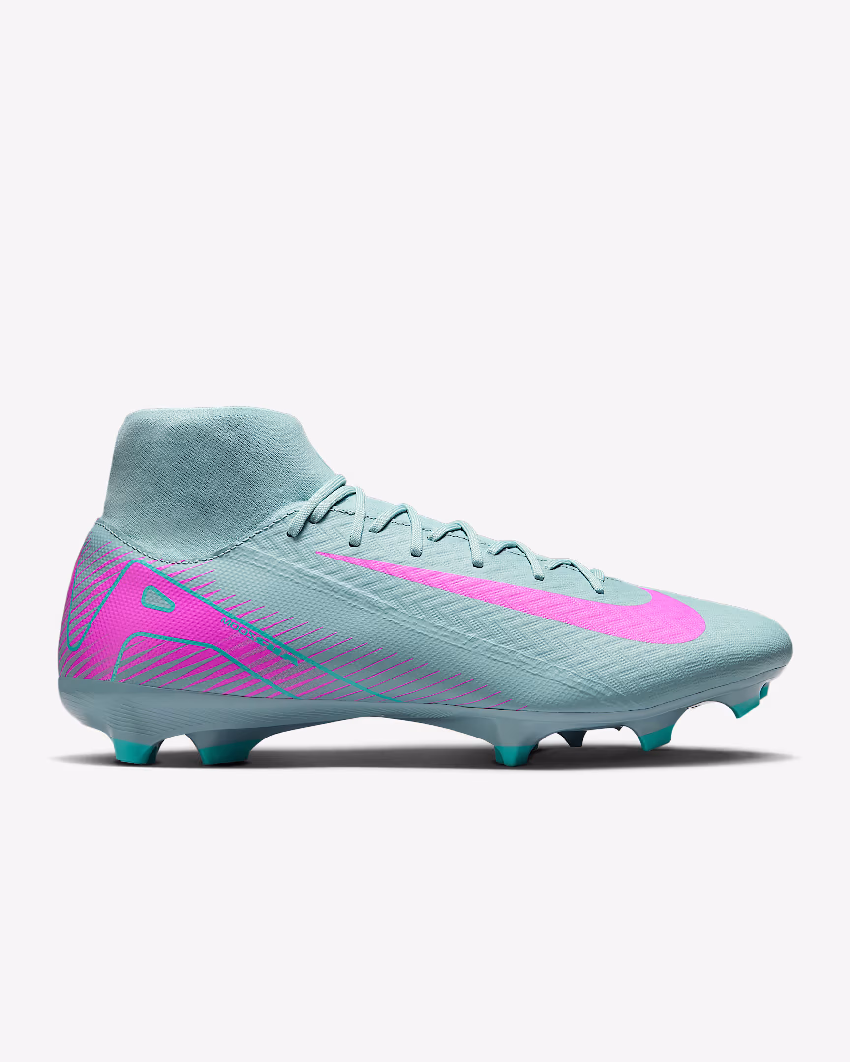 NIKE ZOOM MERCURIAL SUPERFLY ACADEMY 10 FG/MG Ocean Cube/Pink Blast