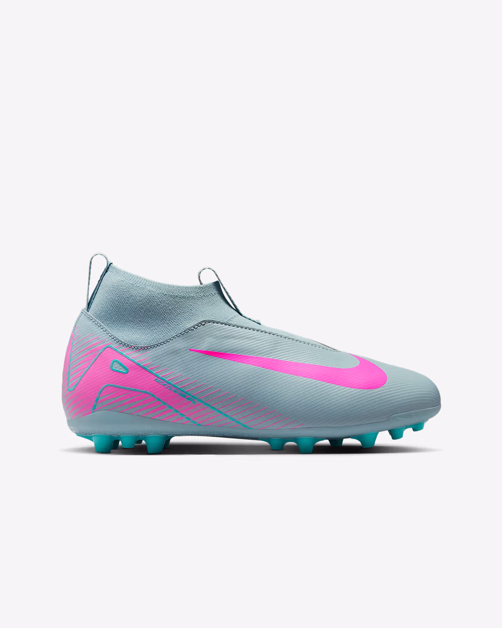 NIKE Zoom Mercurial Superfly 10 Academy AG Ocean Cube/Pink Blast Junior