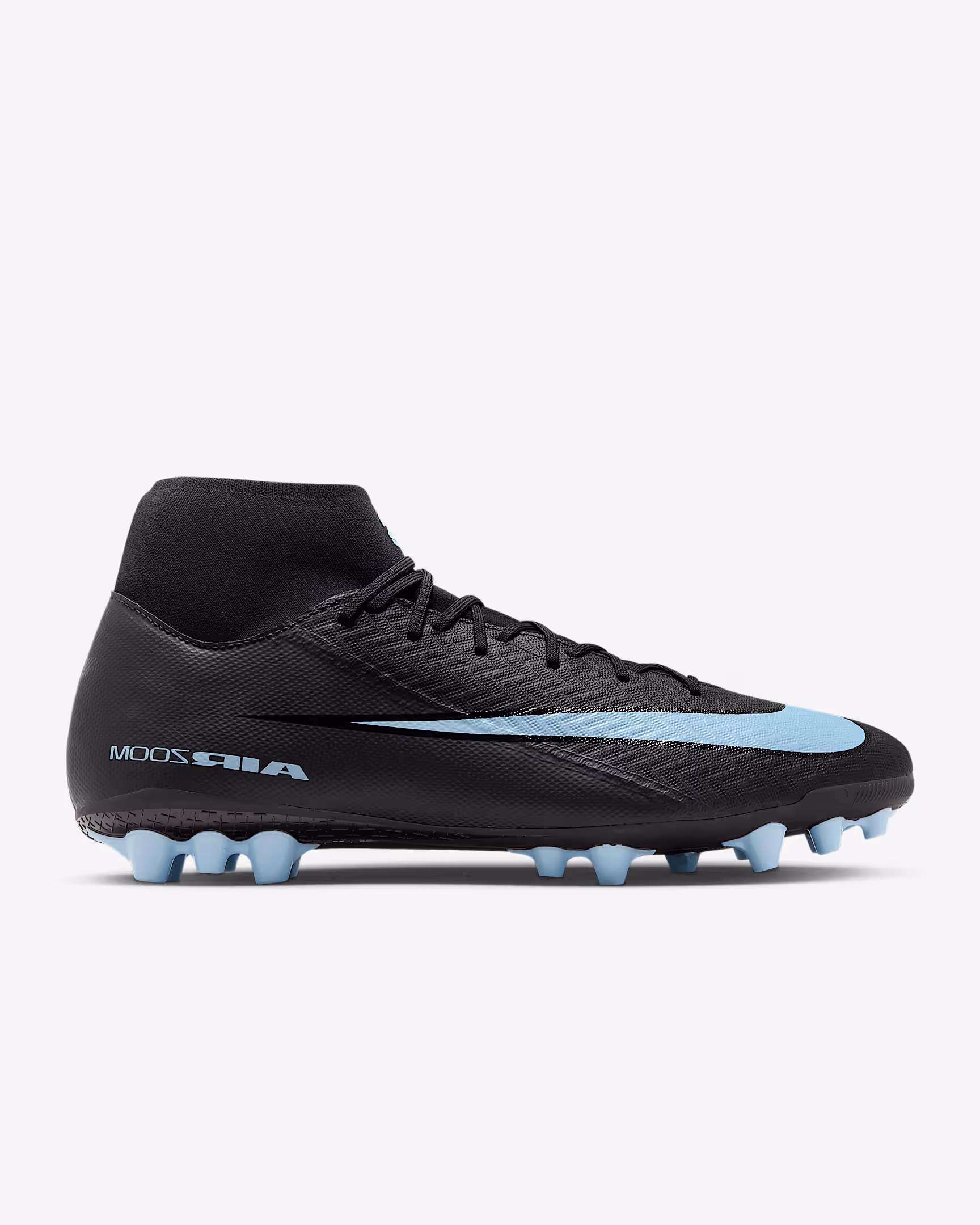 NIKE Zoom Mercurial Superfly 10 Academy AG Nero/Ice Blue