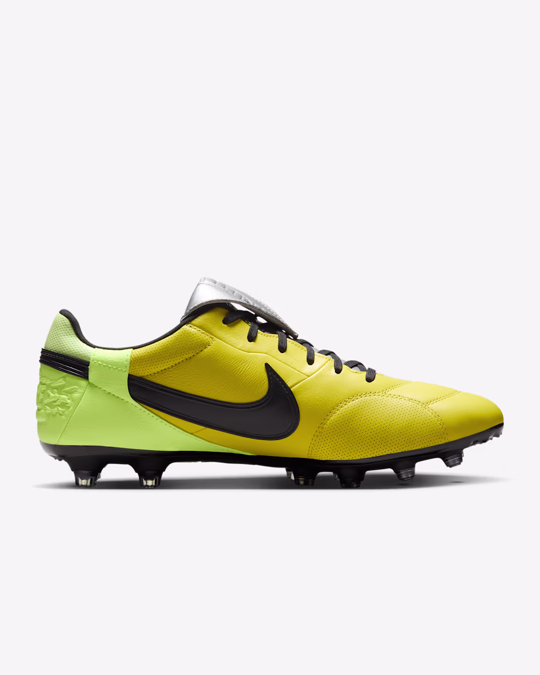 The NIKE Premier III FG Volt Ice/Vibrant Yellow/Nero