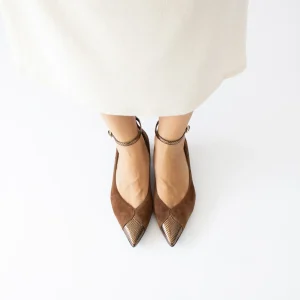 Décolleté Ambra – Camoscio Tabacco