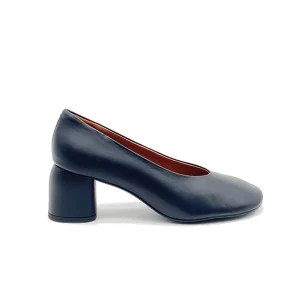 “Tessa” Decollete in Nappa Nera