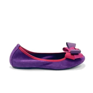 “Alice” Ballerina in Camoscio Viola