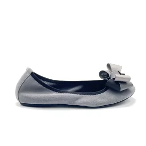 “Alice” Ballerina in Camoscio Grigio Perla