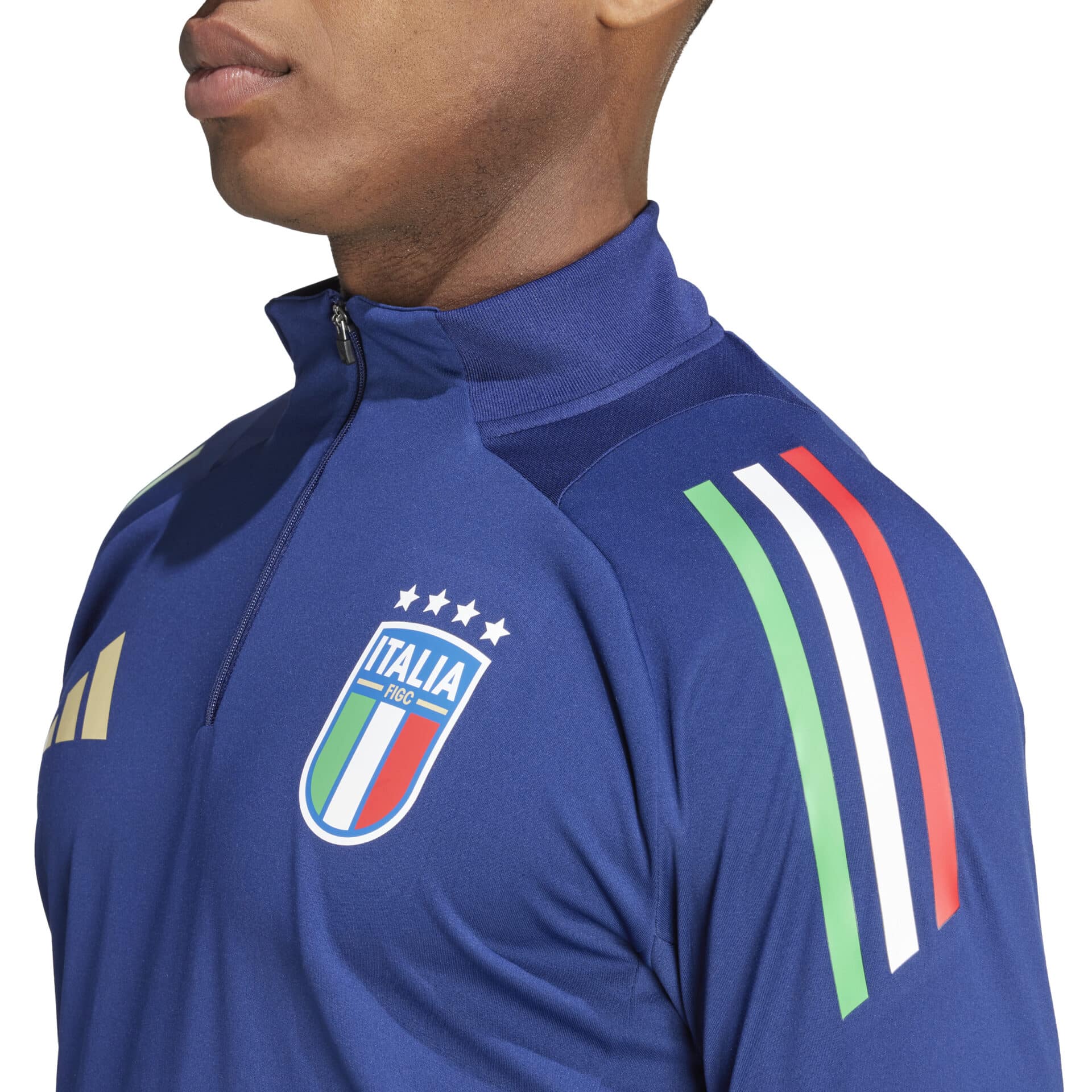 ADIDAS Felpa allenamento Tiro 24 ITALIA Blu - immagine 5