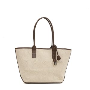 address shopping piccola canvas beige