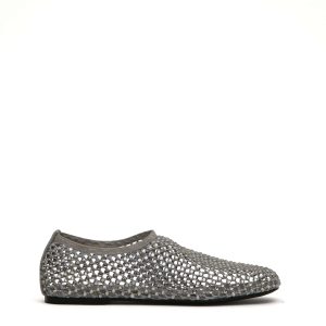 ballerina rete strass argentoe grigio