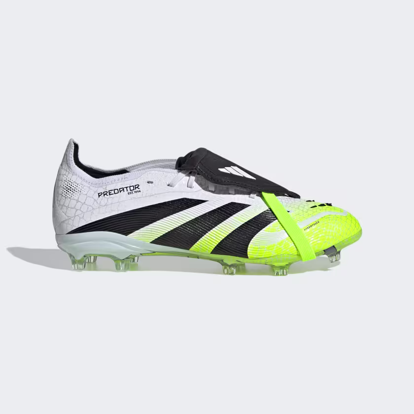 Scarpe calcio ADIDAS PREDATOR ELITE FT FG Junior White Black Lemon