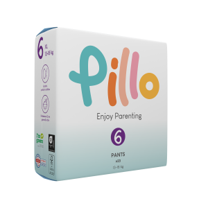 Pillo PANTS Pannolini a Mutandina Taglia 6 (13-18 kg) XL – Confezione singola