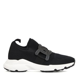 sneakers tessuto nero calza