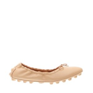 ballerina bubble in pelle beige