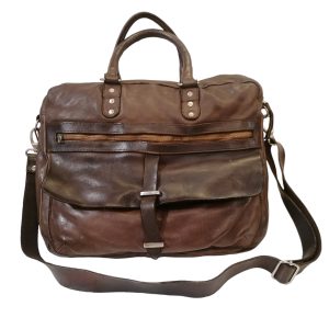C2.18 Borsa in pelle artigianale unisex da lavoro