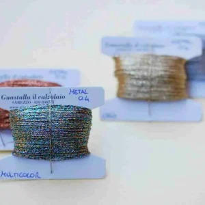 Metal 04 Filato trecciato metallizzato Lurex