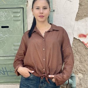 Camicia micro pois | Coccio