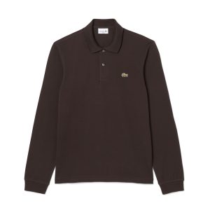 LACOSTE  –  Polo dal taglio classico a maniche lunghe
